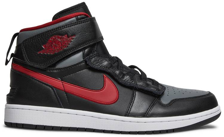 Air Jordan 1 High FlyEase Smoke Grey Gym Red CQ3835-006